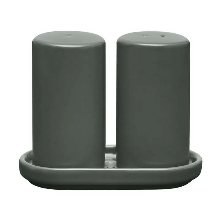Pilar salt- og pebersæt 2 dele - Agave Green, Ø4,5×11,5 cm - Blomus