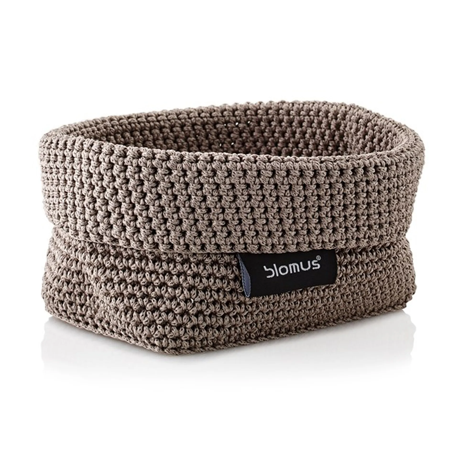 Tela tekstilkurv M 10x15 cm, Taupe blomus