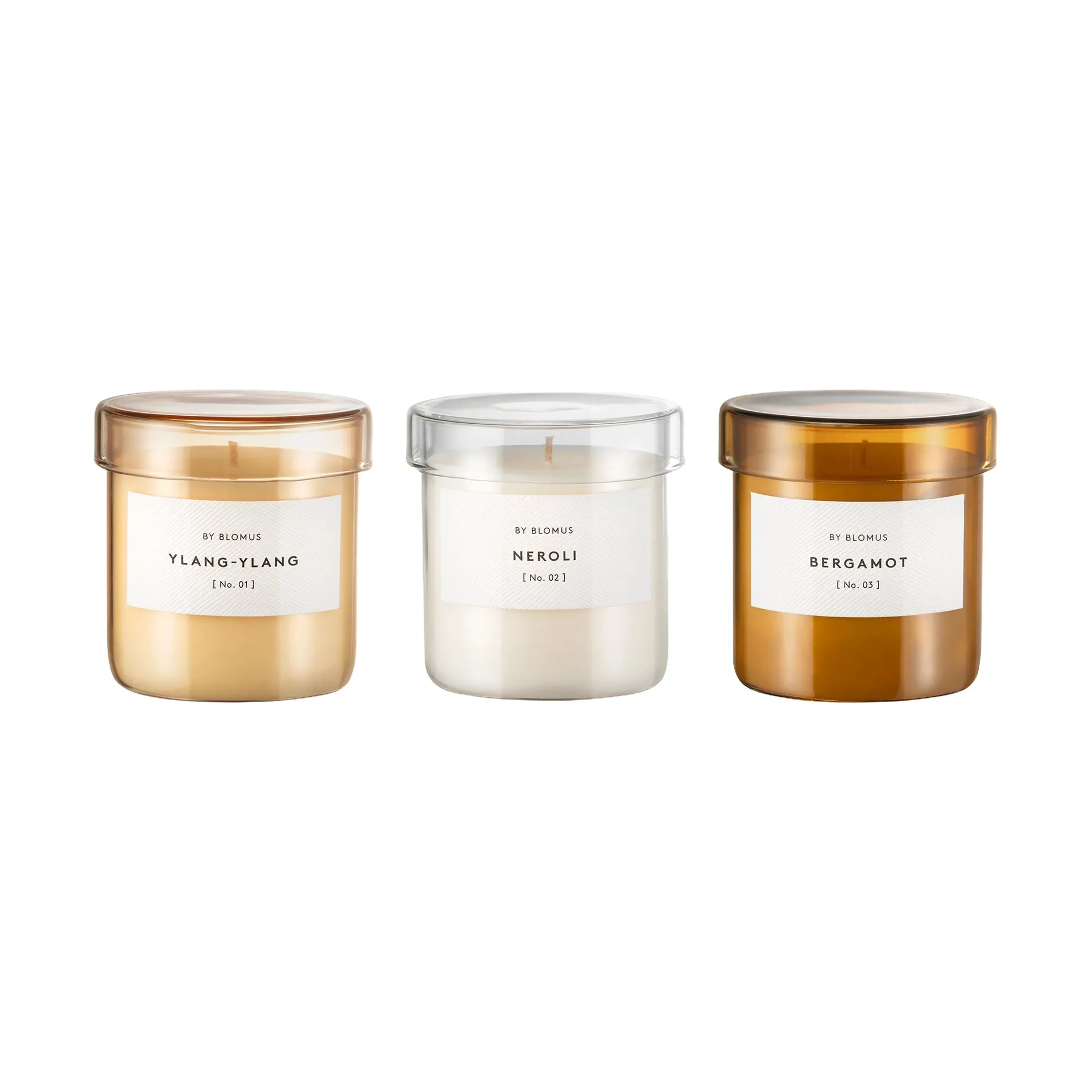 Vaola duftlys S 3 dele, Ylang Ylang, Neroli, Bergamot blomus