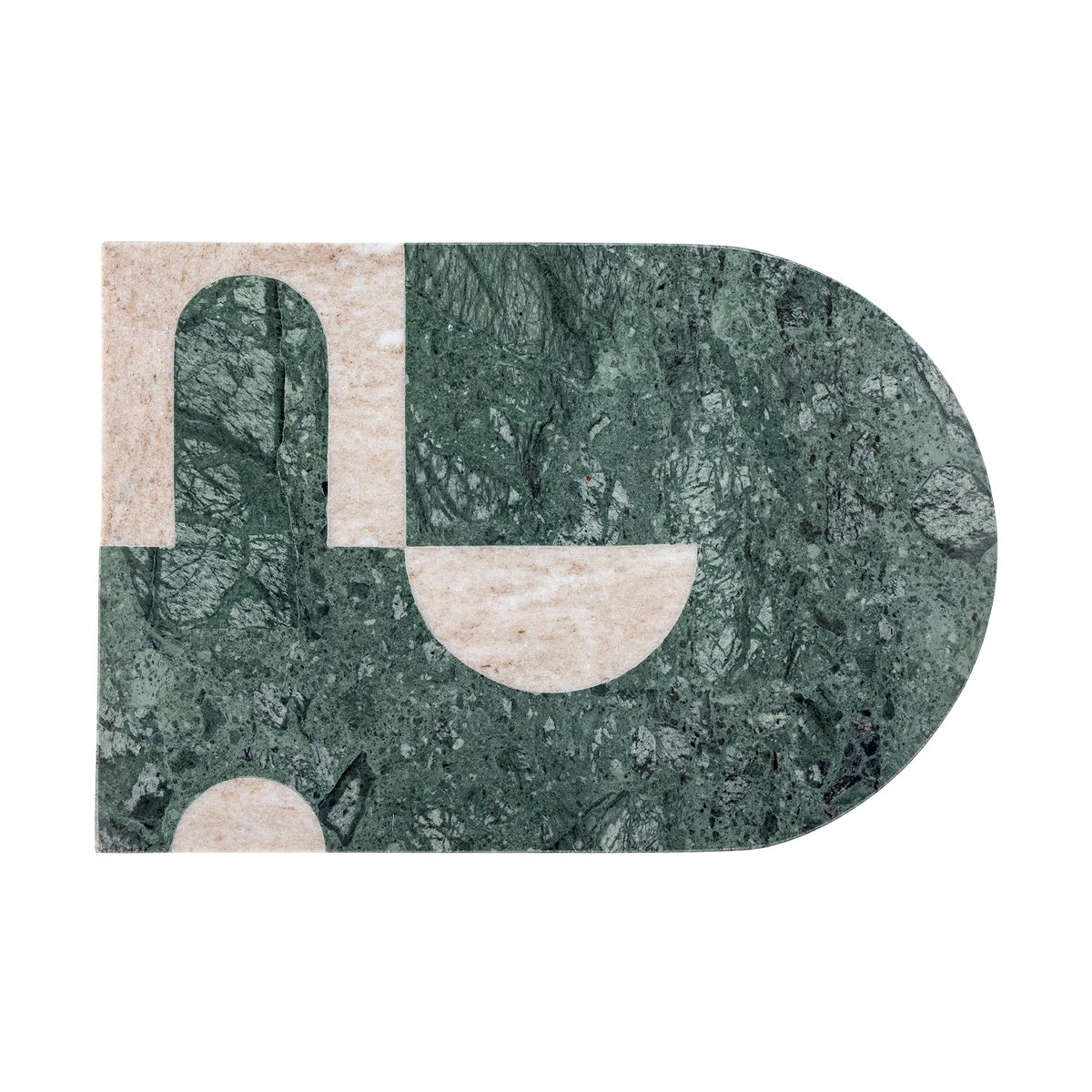 Bloomingville Abrianna skærebræt 20×30 cm Grøn/Hvid marmor