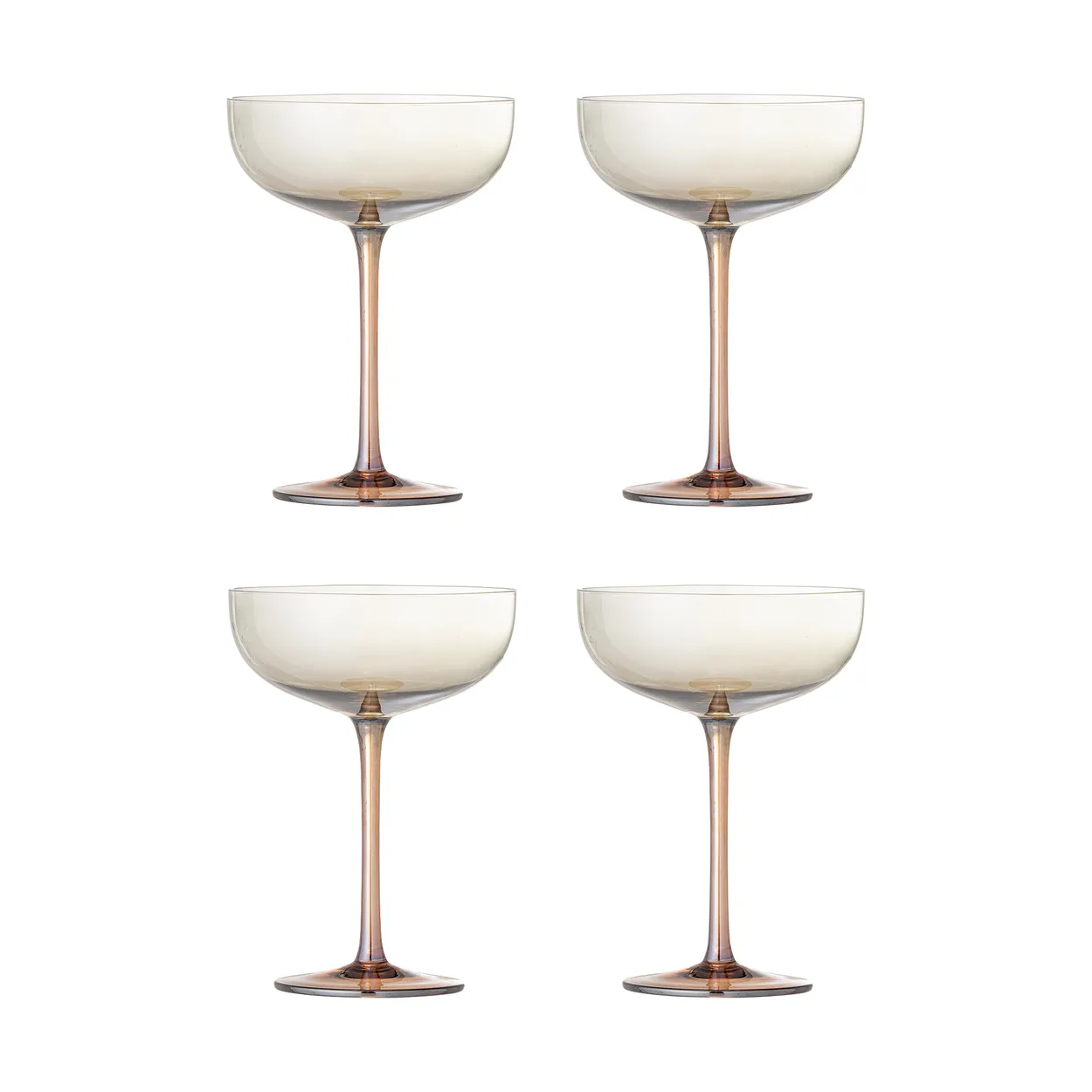 Bloomingville Aston cocktailglas 4 pak Bronze