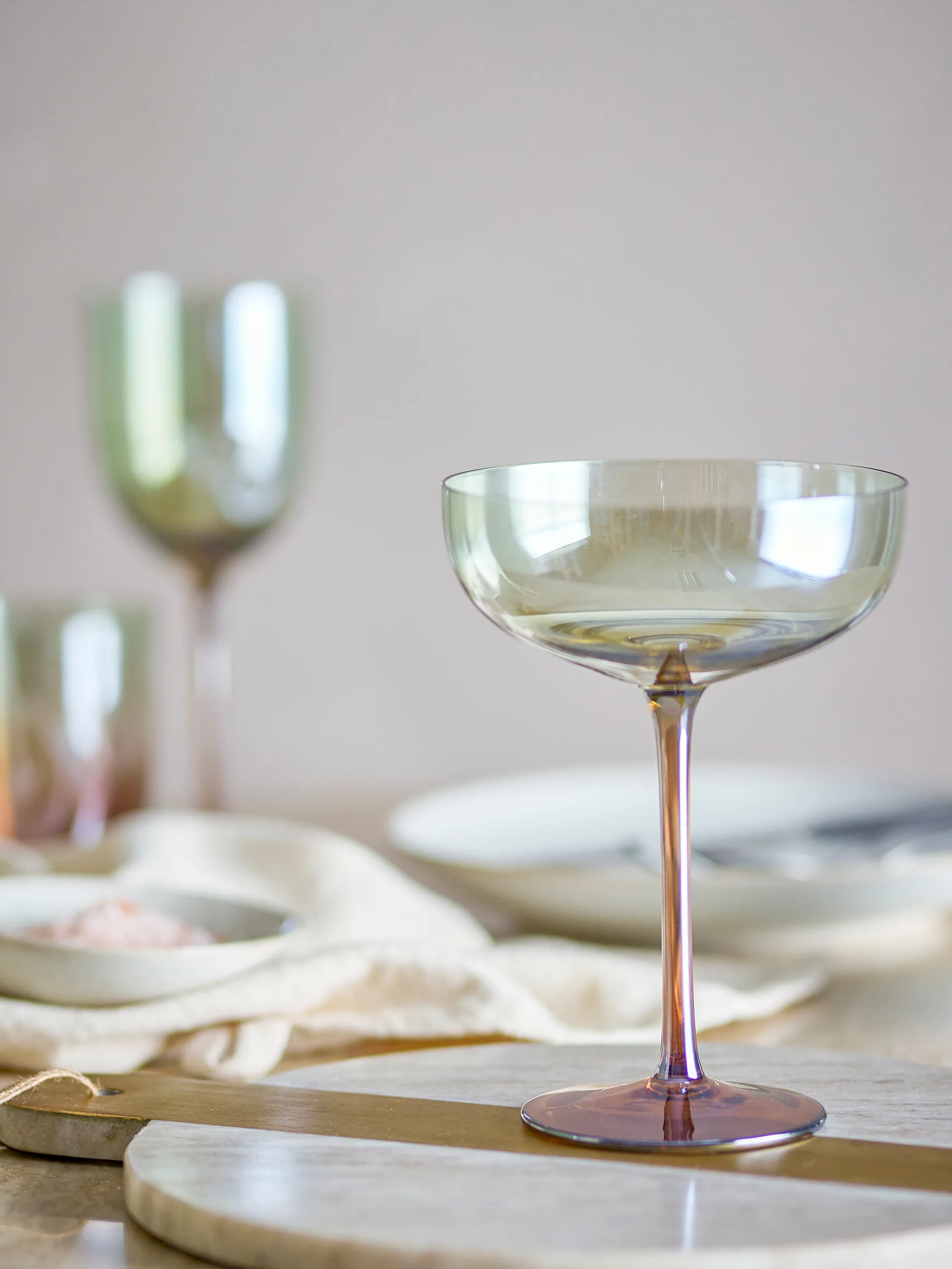 Aston cocktailglas 4 pak, Bronze Bloomingville