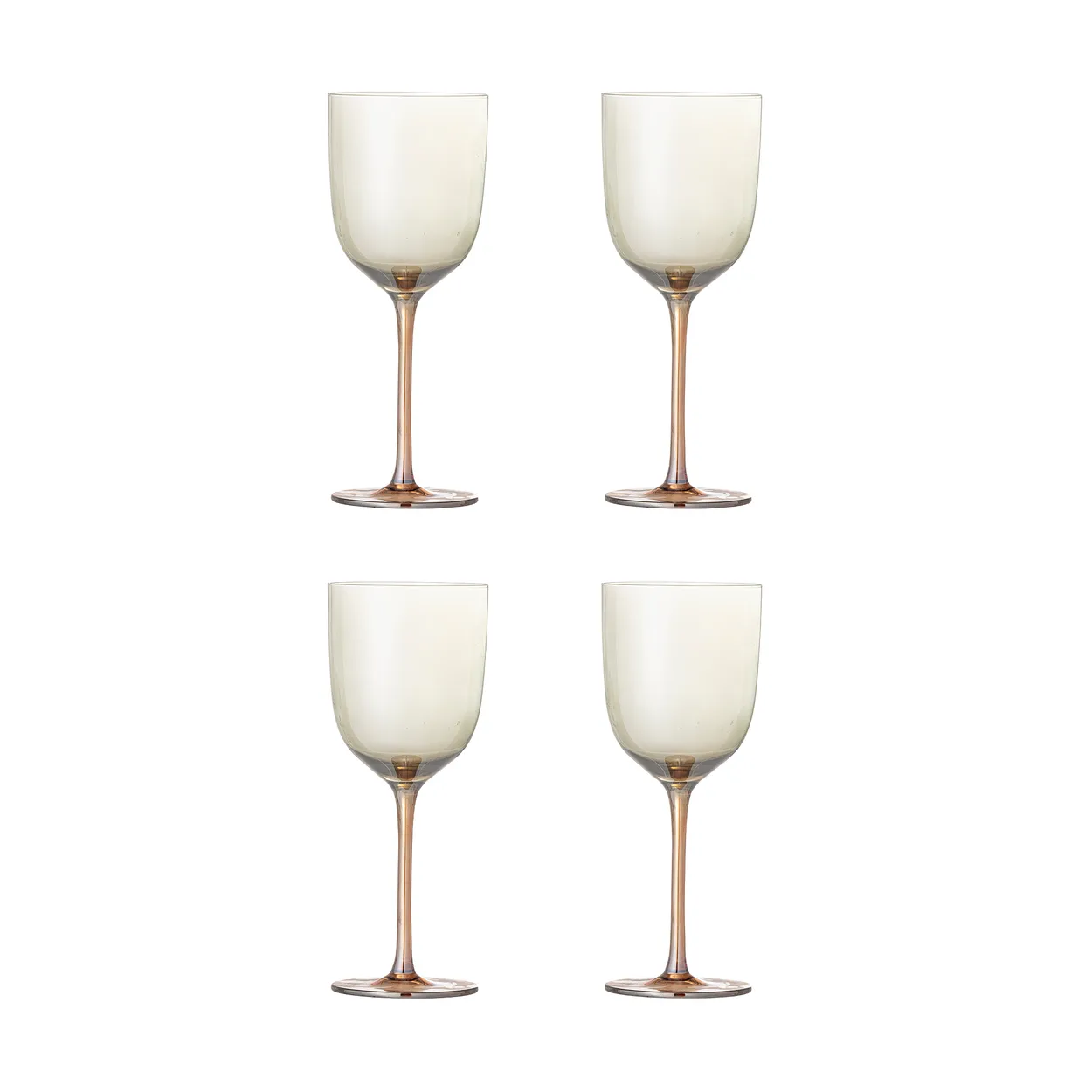 Bloomingville Aston vinglas 4 pak Bronze