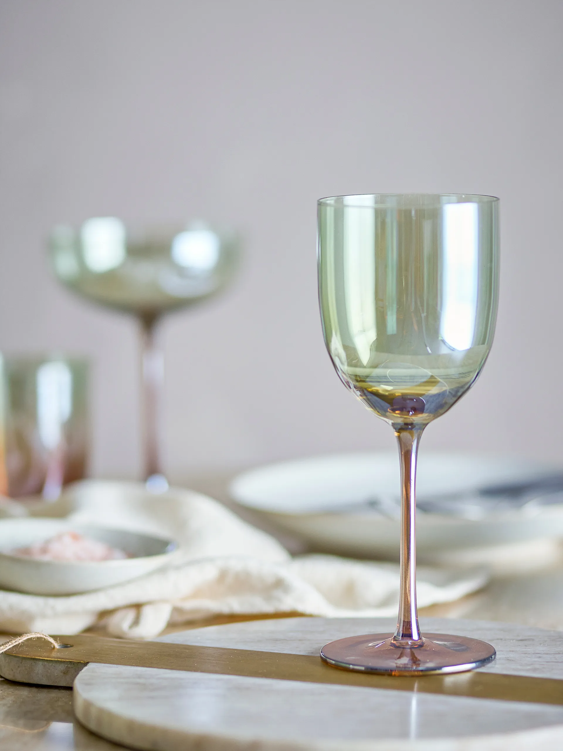 Aston vinglas 4 pak, Bronze Bloomingville