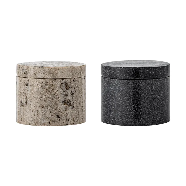 Avani salt- og pebersæt - Multi Marble, 2 dele - Bloomingville