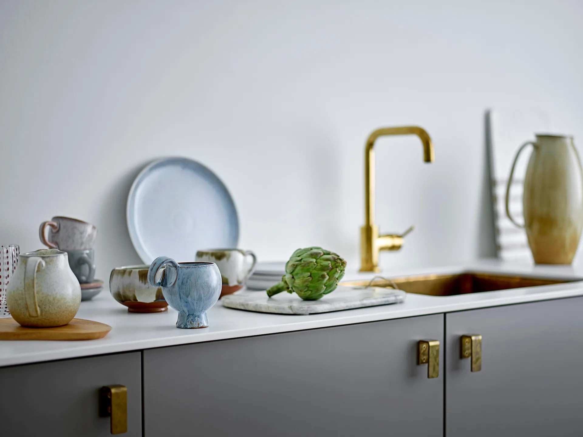 Avonlea kop 4 pak, Blå Bloomingville