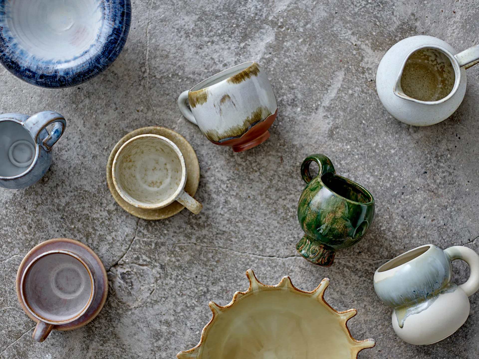 Avonlea kop 4 pak, Grøn Bloomingville