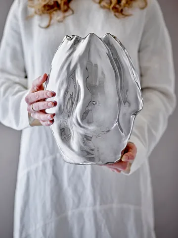 Bobby vase 23,5x29 cm - Sølv - Bloomingville