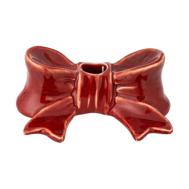 Bow ljusstake - Rød, 11,5 cm - Bloomingville
