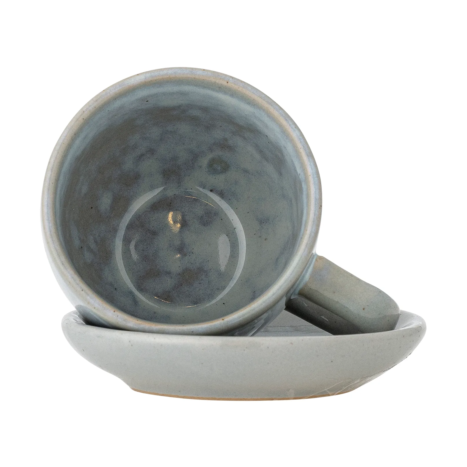 Brenta kop med underkop 4 pak, Blå Bloomingville