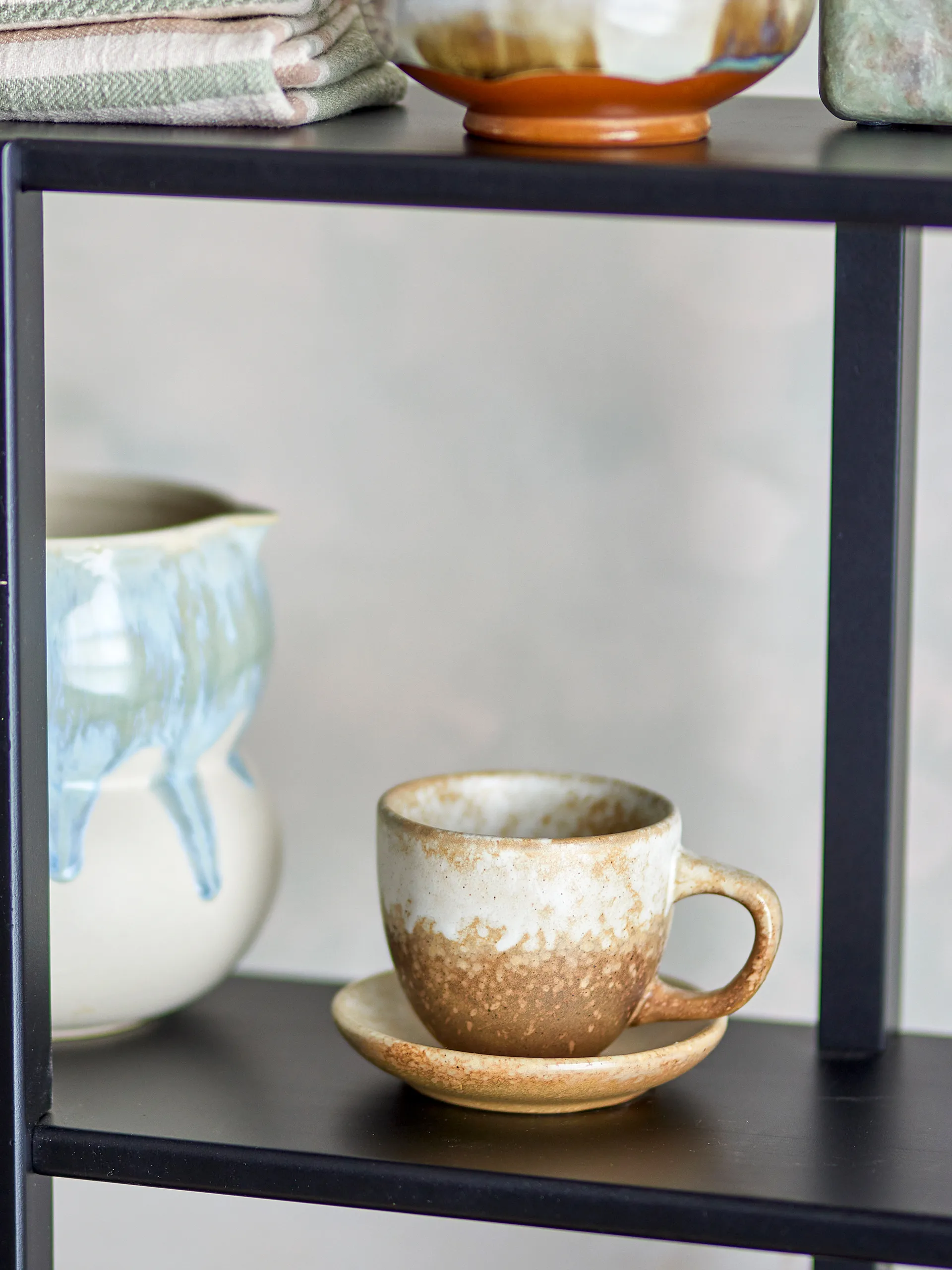 Brenta kop med underkop 4 pak, Natur Bloomingville