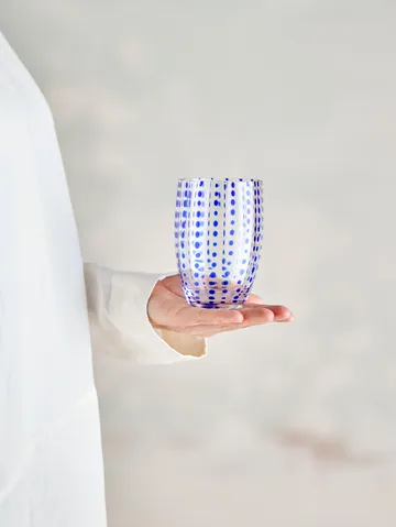 Brinley drikkeglas 4 pak - Blå - Bloomingville