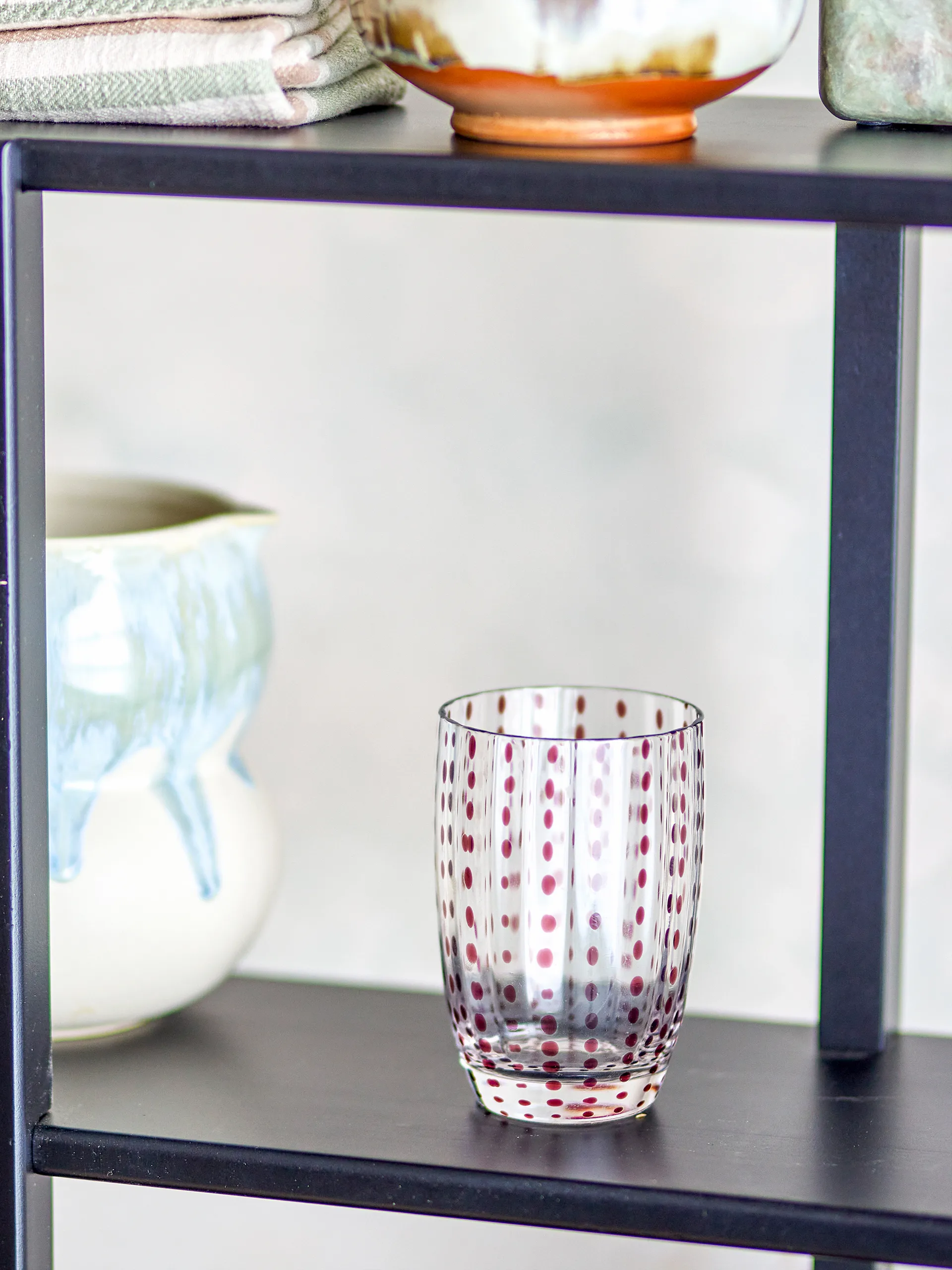 Brinley drikkeglas 4 pak, Brun Bloomingville