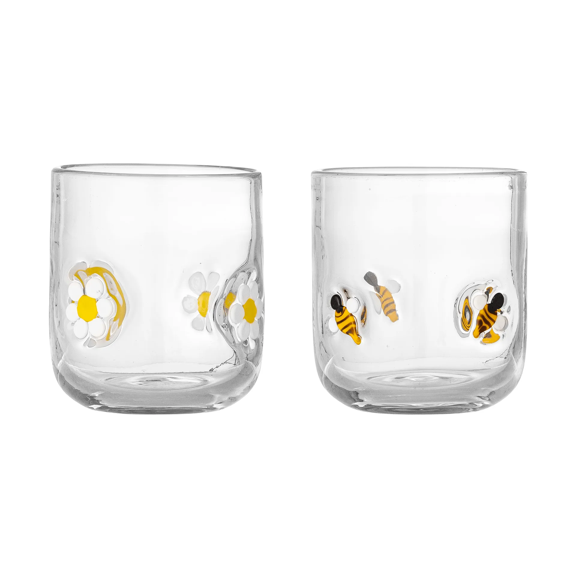 Buzz drikkeglas, Klar, 2 dele Bloomingville