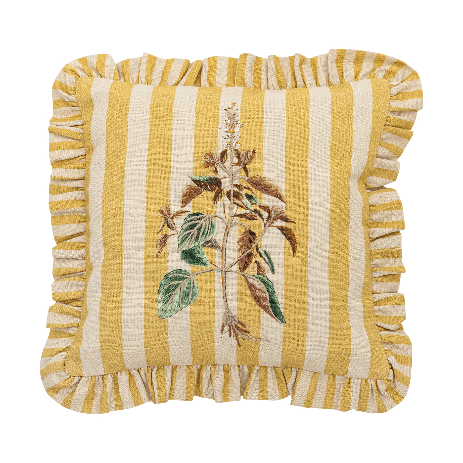 Camila pude, Yellow, 35x35 cm Bloomingville