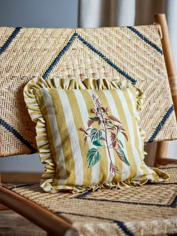 Camila pude - Yellow, 35x35 cm - Bloomingville