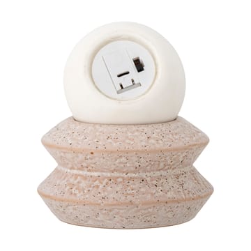 Capella bærbar bordlampe Ø10x11 cm - White double - Bloomingville