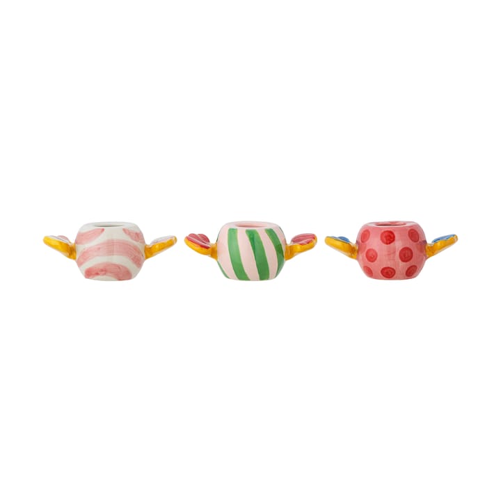 Caramella lysestager 3 dele - Rosa - Bloomingville