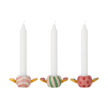 Caramella lysestager 3 dele - Rosa - Bloomingville
