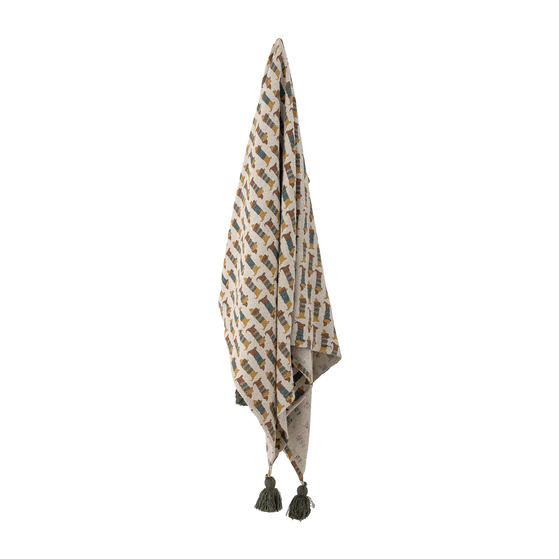 Charlie plaid 130x160 cm, Brun Bloomingville