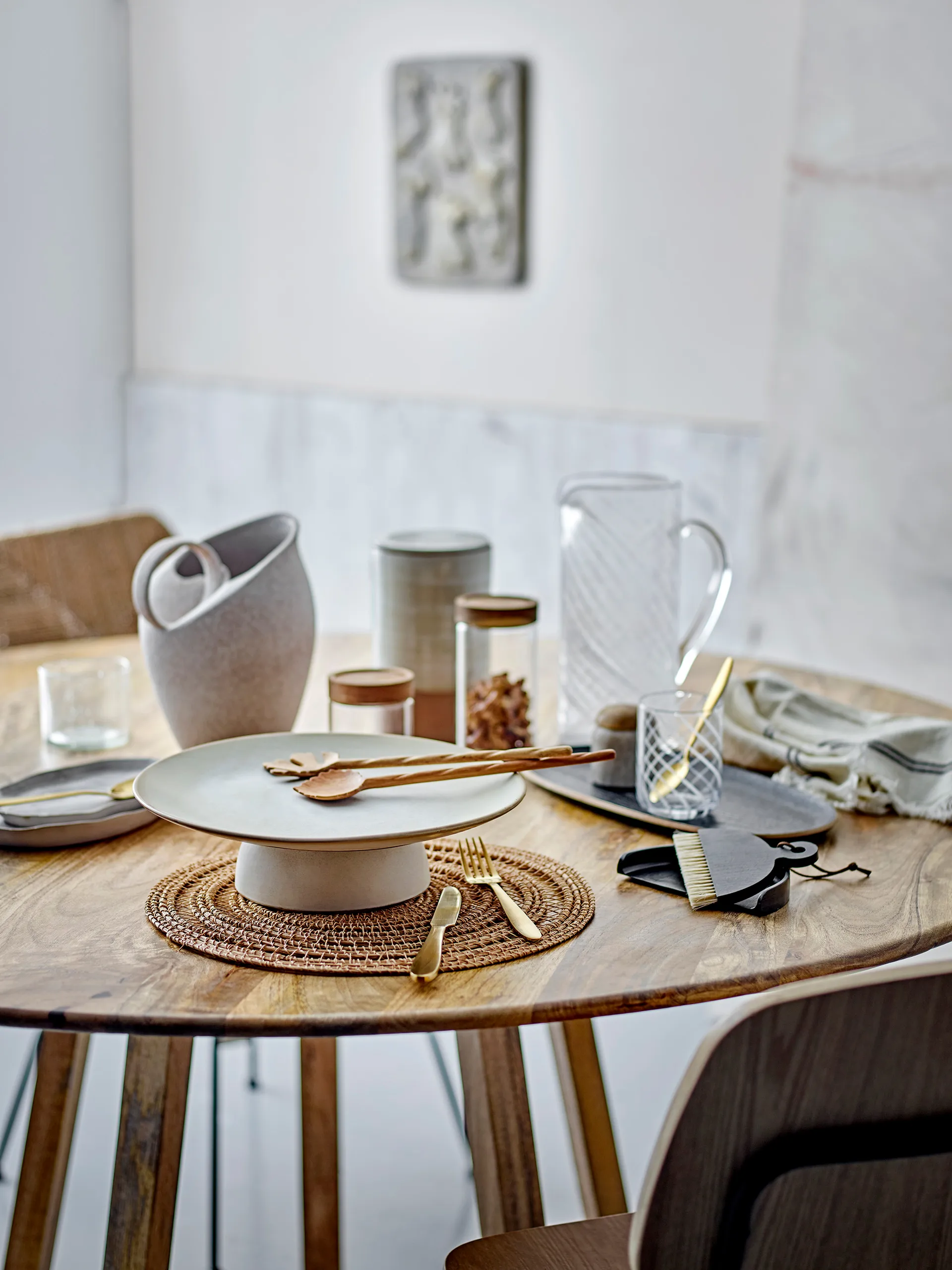 Cleaning kost & fejebakke, Black beech Bloomingville