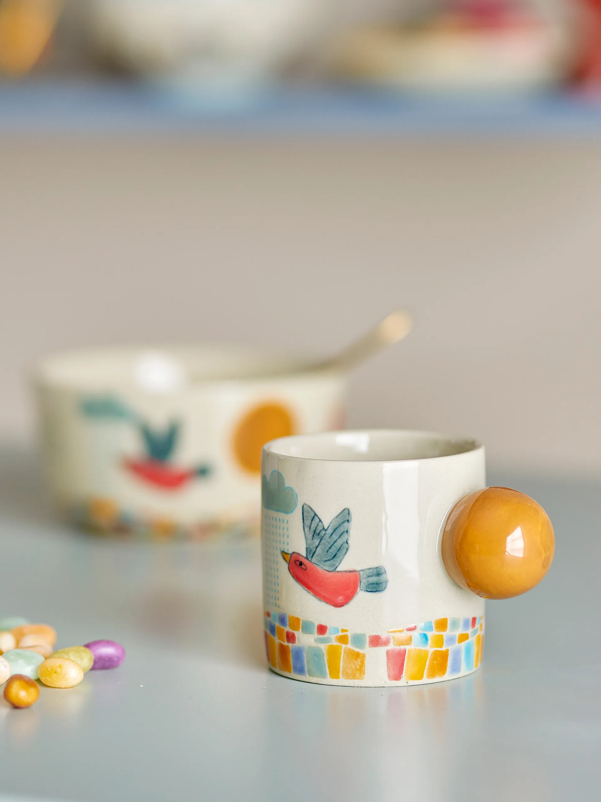 Colorine kop 15,5 cl, Natur Bloomingville