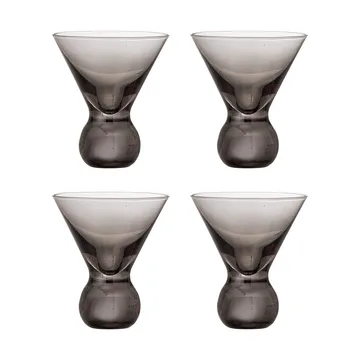 Corliss cocktailglas 4 pak - Grå - Bloomingville