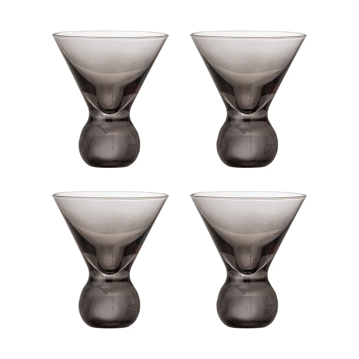 Bloomingville Corliss cocktailglas 4 pak Grå