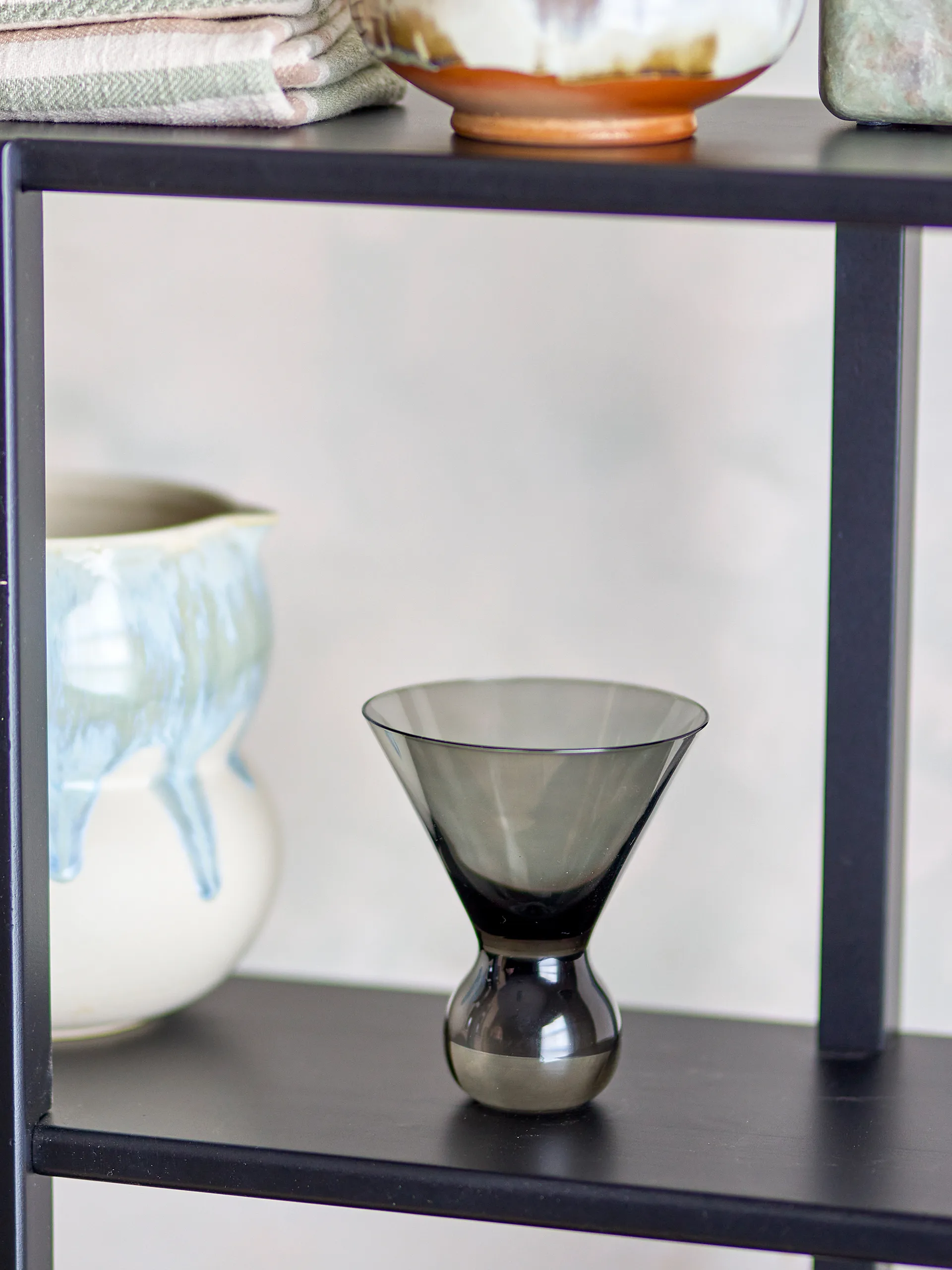 Corliss cocktailglas 4 pak, Grå Bloomingville