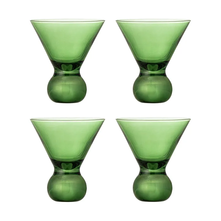 Corliss cocktailglas 4 pak - Grøn - Bloomingville