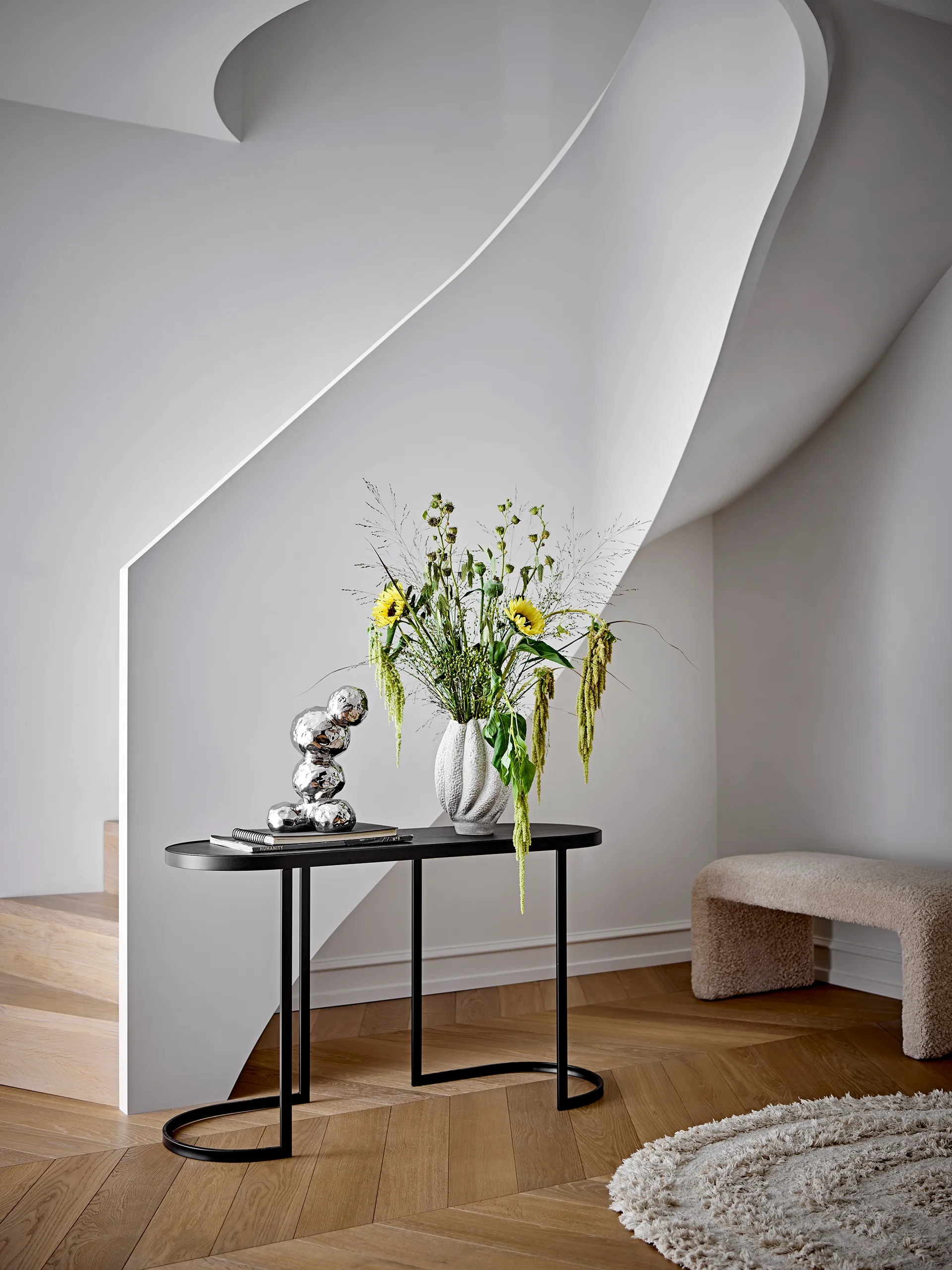 Cove vase 28 cm, Hvid Bloomingville