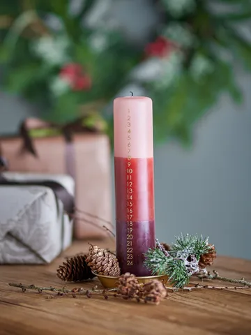 Dip Dye adventslys - Multi, 25 cm - Bloomingville