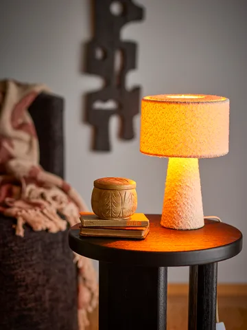 Emmie bordlampe Ø 20 cm - Hvid - Bloomingville