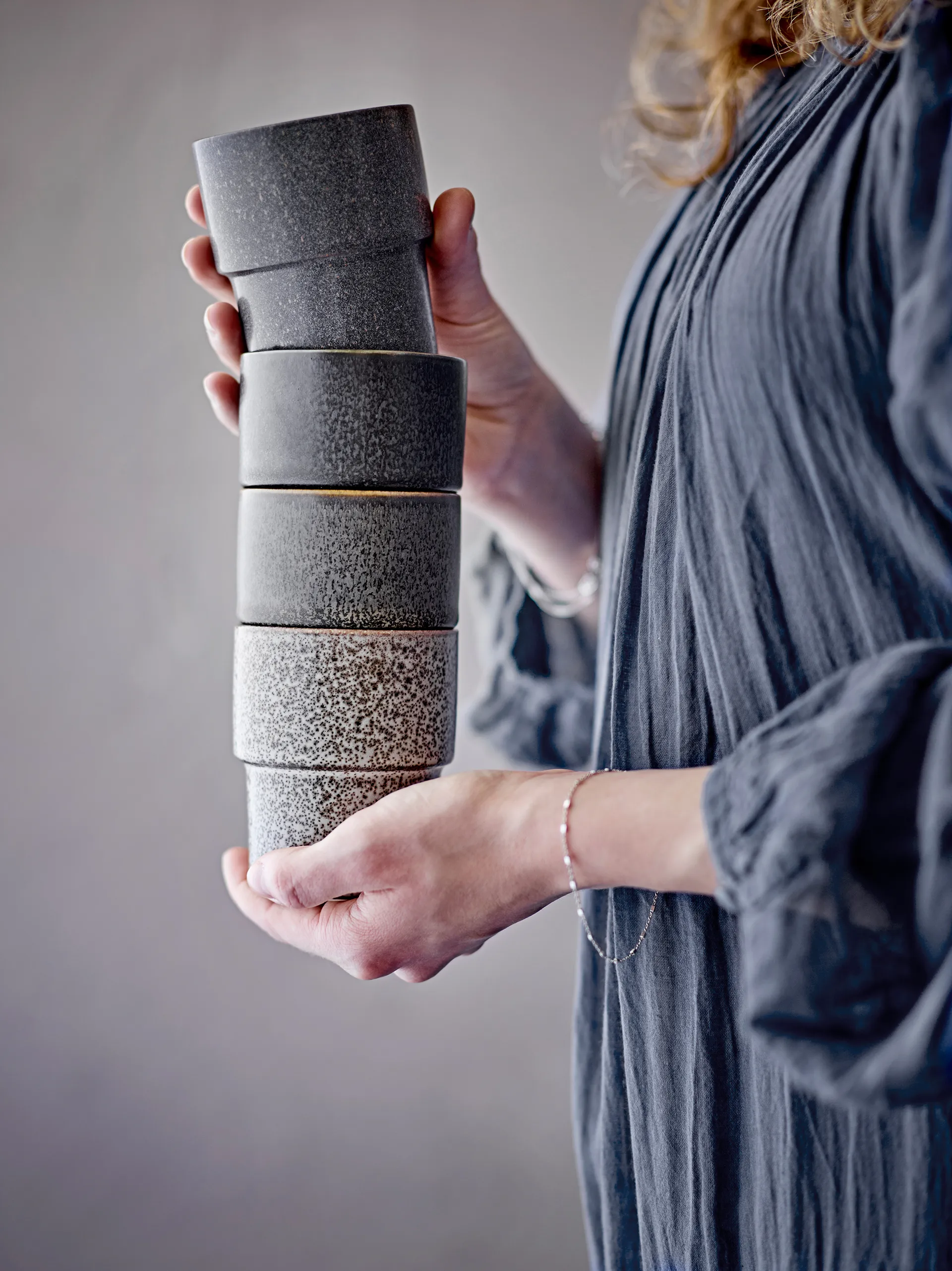 Ewan kop 4 pak, Brun Bloomingville