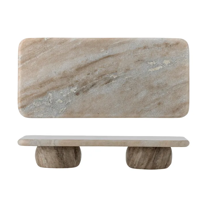 Fatin Pedestal sokkel - Grå, 38x18 cm - Bloomingville