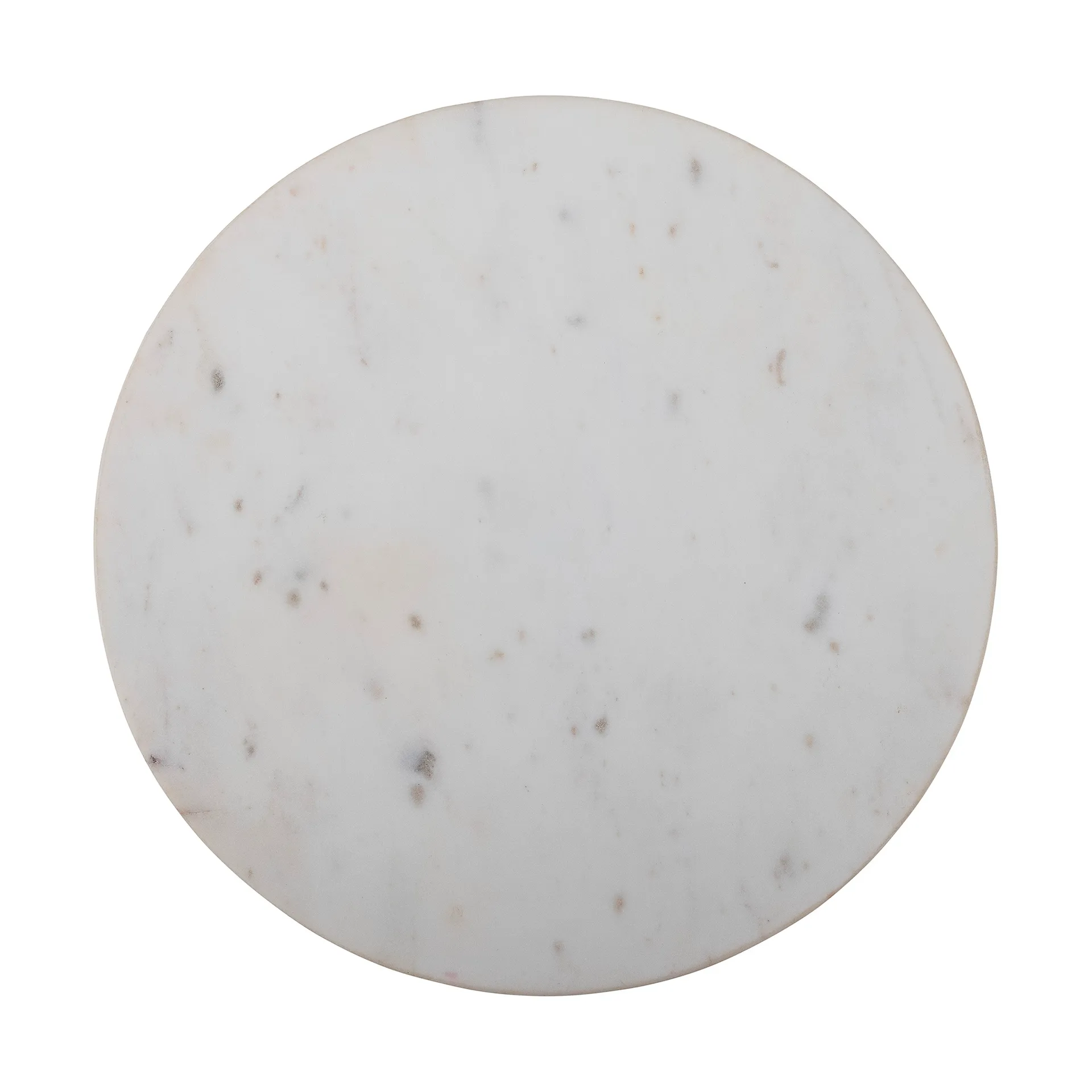Fenya kagefad Ø30x9 cm, White marble Bloomingville