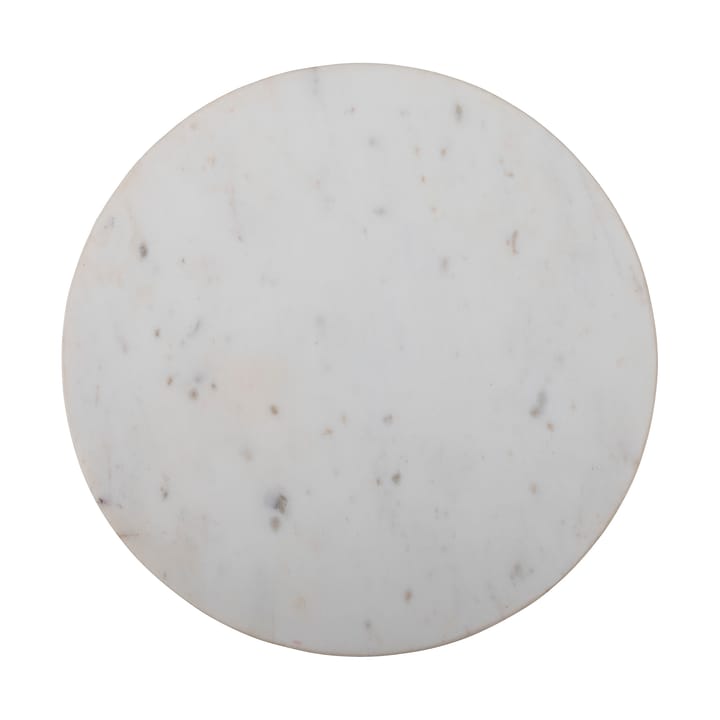 Fenya kagefad Ø30x9 cm, White marble Bloomingville