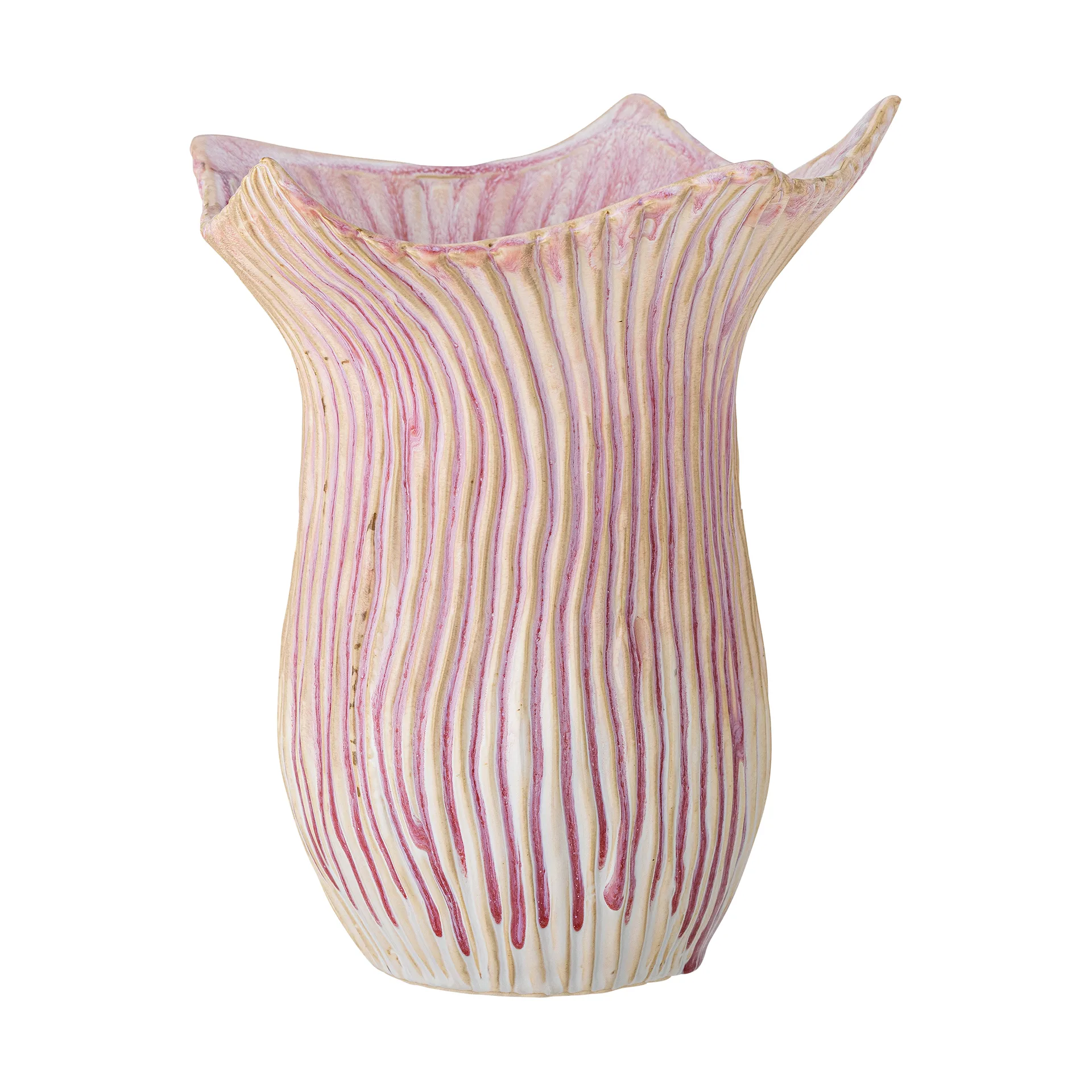 Floral vase 29 cm, Pink Bloomingville