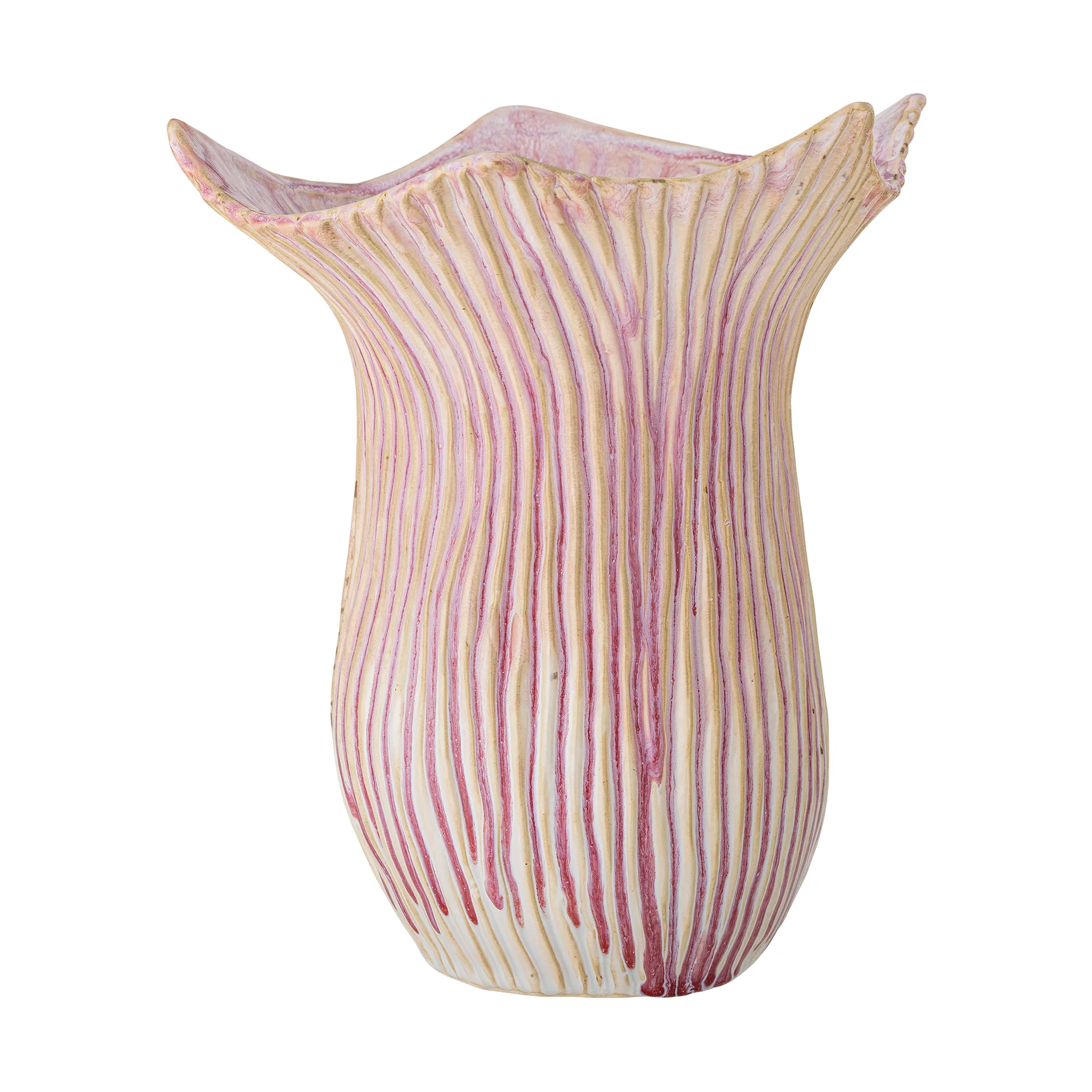 Floral vase 29 cm, Pink Bloomingville
