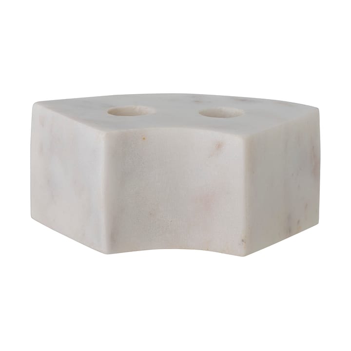 Florida lysestage 14,5x6x7,5 cm - White marble - Bloomingville