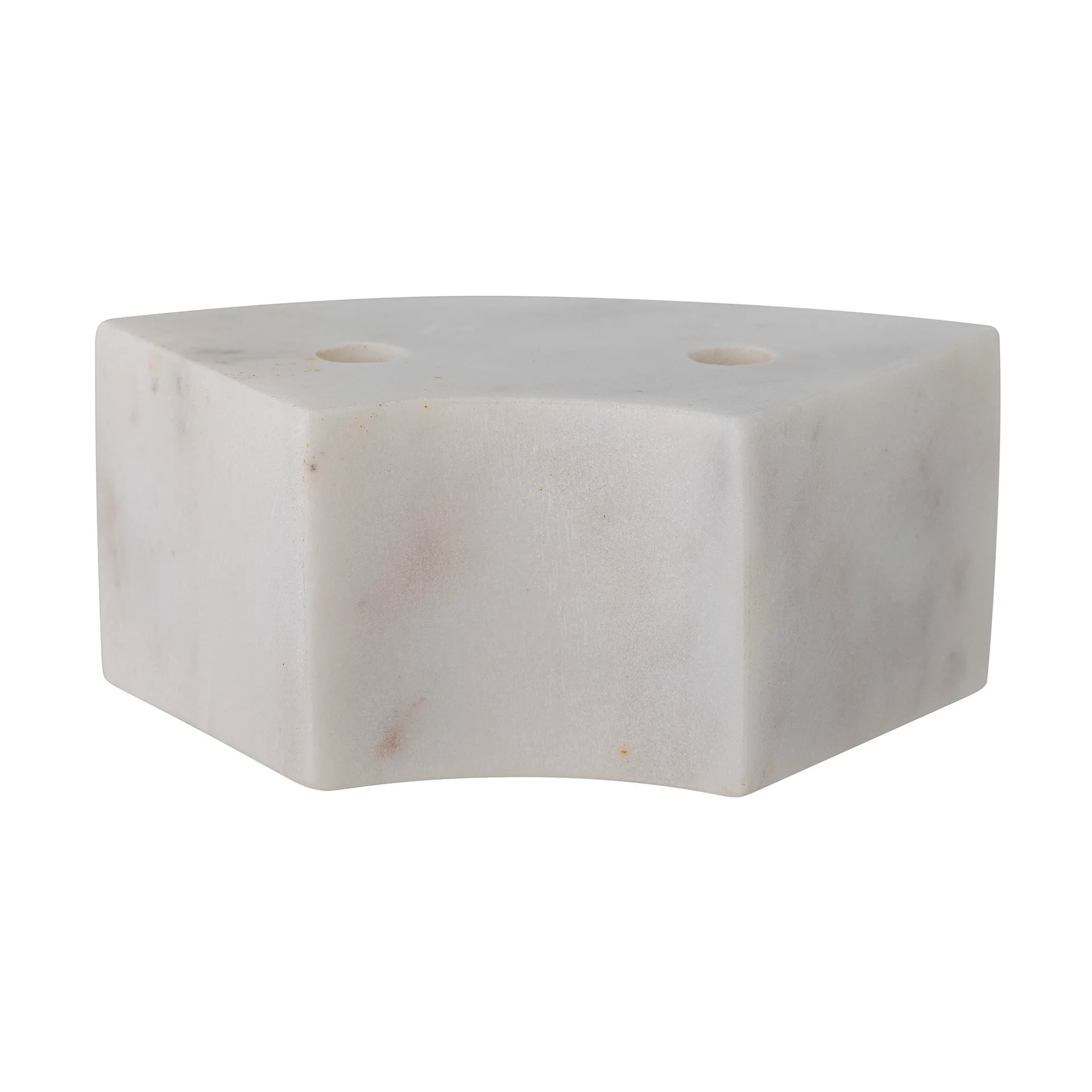 Florida lysestage 14,5x6x7,5 cm, White marble Bloomingville