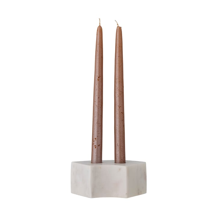 Florida lysestage 14,5x6x7,5 cm, White marble Bloomingville
