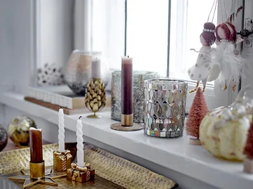 Geraldine lysestage messing - Ø5x9 cm - Bloomingville