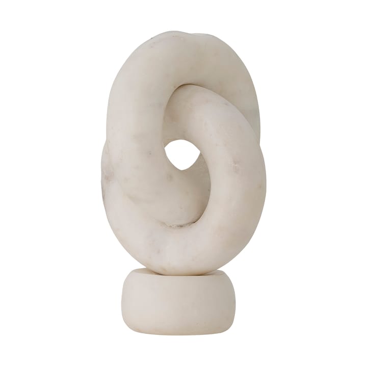 Goa lysestage 20 cm - White marble - Bloomingville