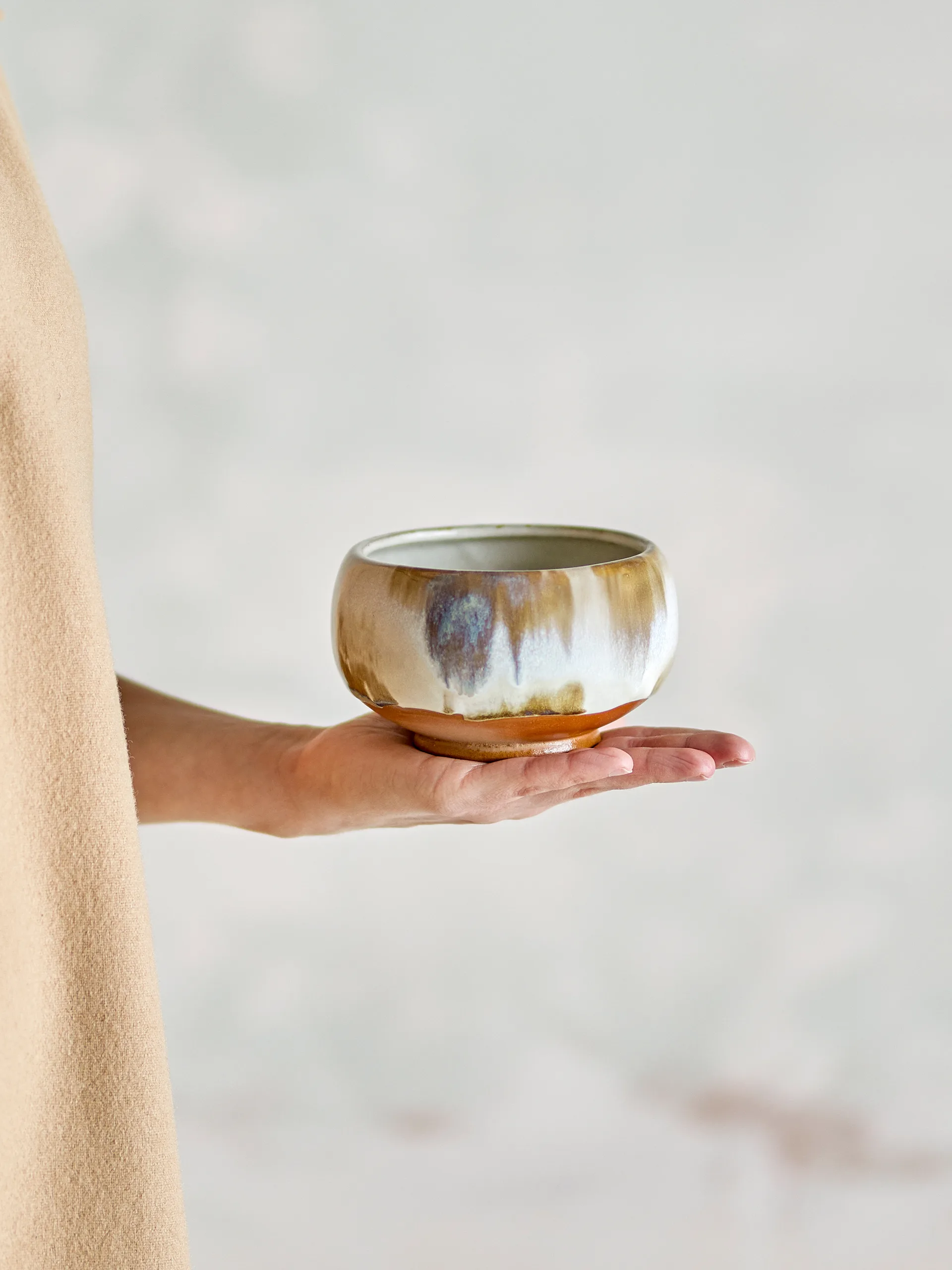 Jade skål 4 pak Ø12 cm, Natur Bloomingville