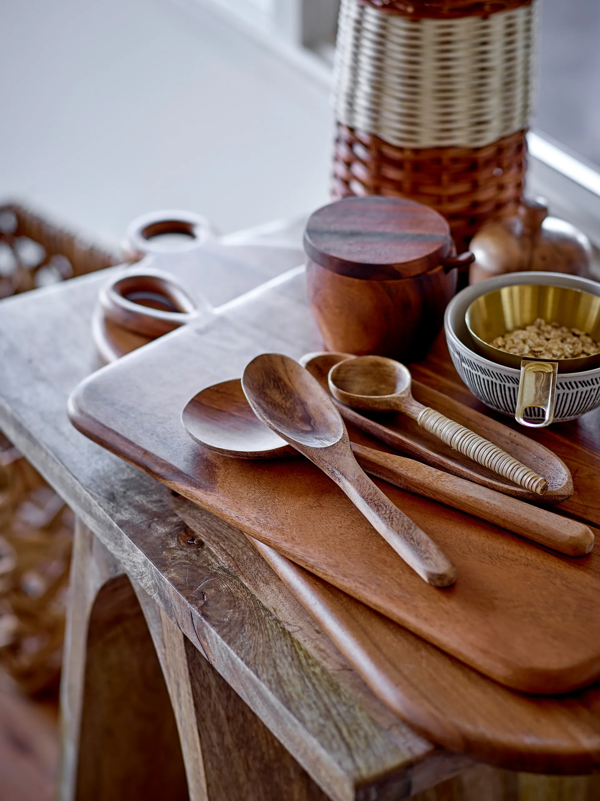 Joanne skærebræt 25x37 cm, Natur Bloomingville