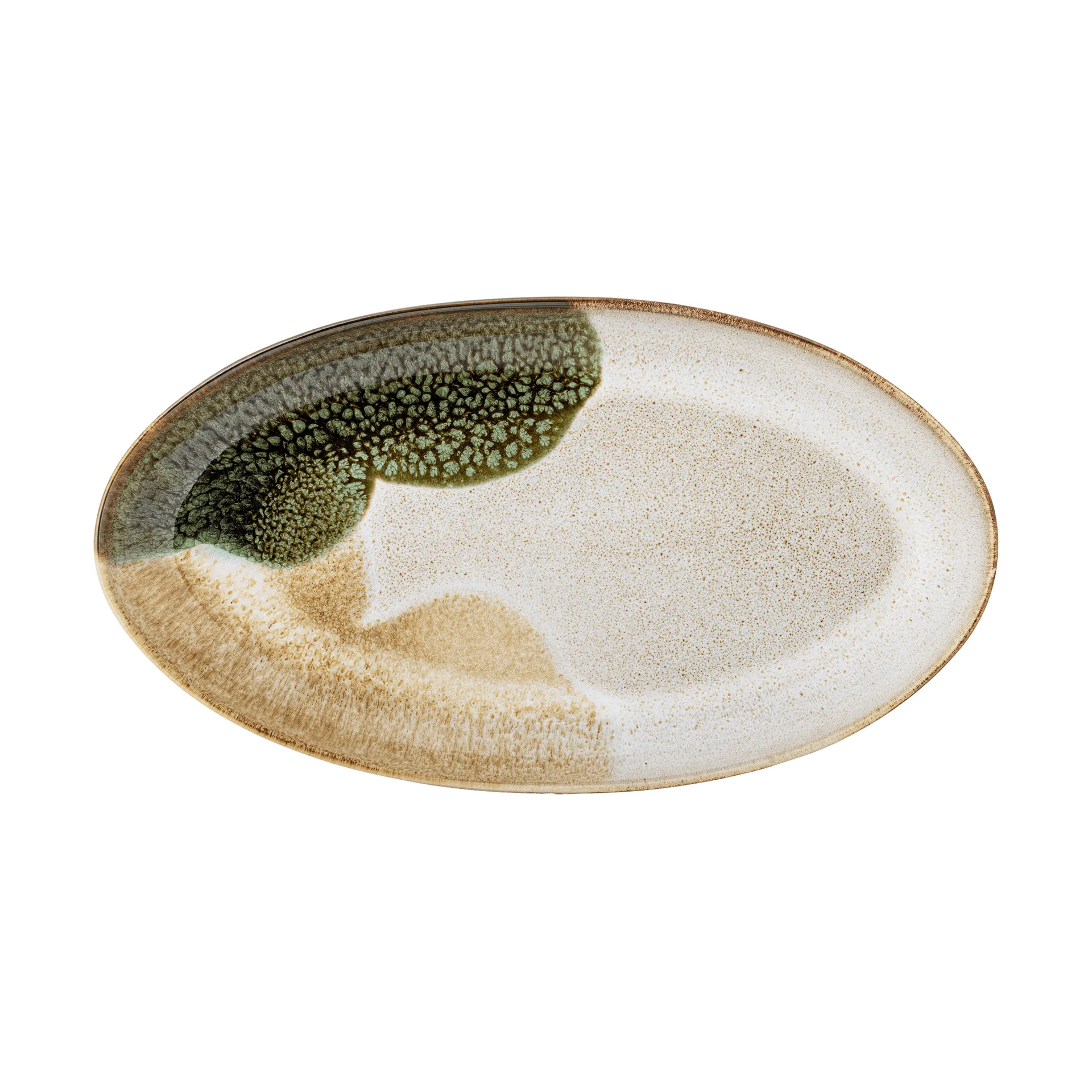 Jules serveringsfad, Green, 33,5x18,5 cm Bloomingville