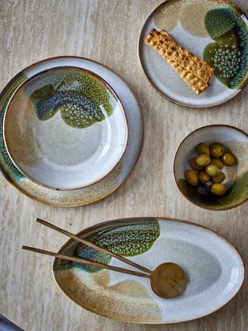 Jules serveringsfad - Green, 33,5x18,5 cm - Bloomingville