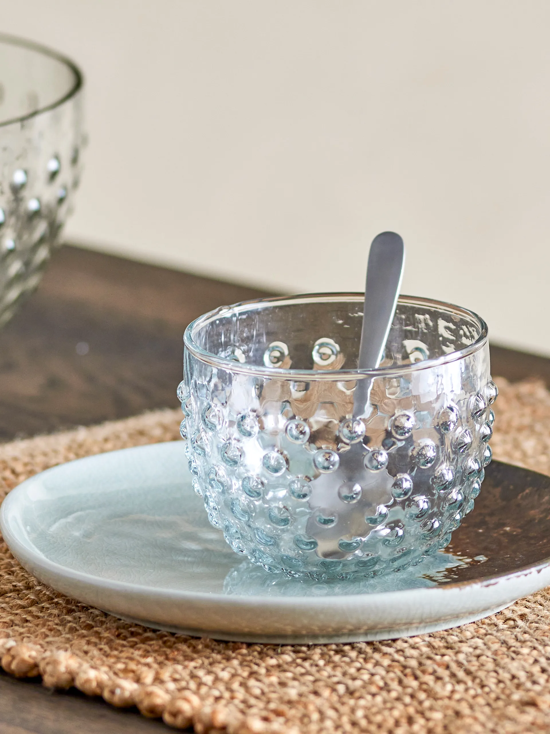 Justina skål Ø10 cm, Clear Bloomingville