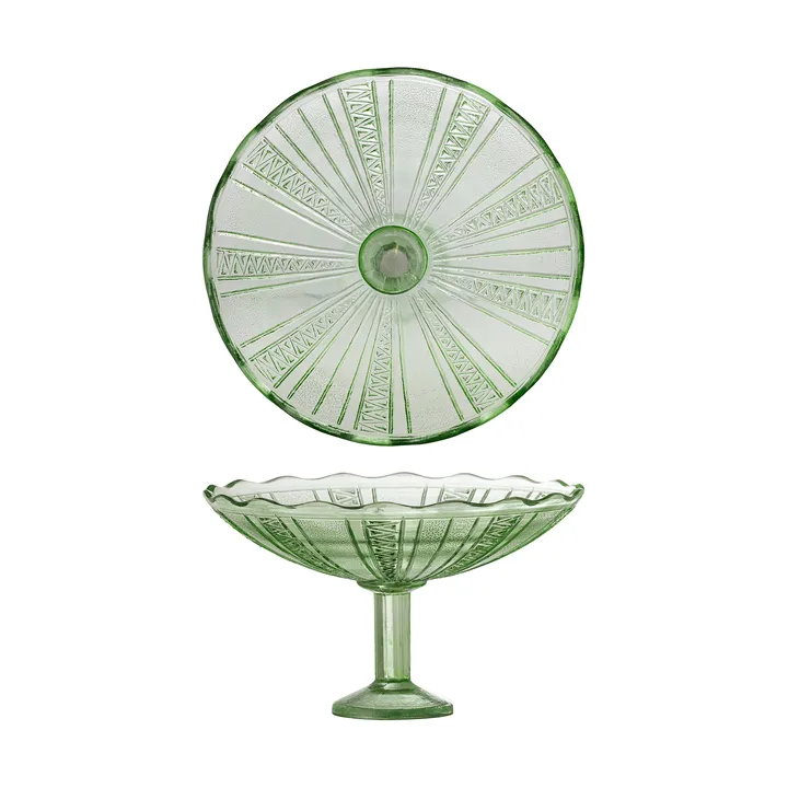 Kaddy pedestal skål - Grøn, Ø23 cm - Bloomingville